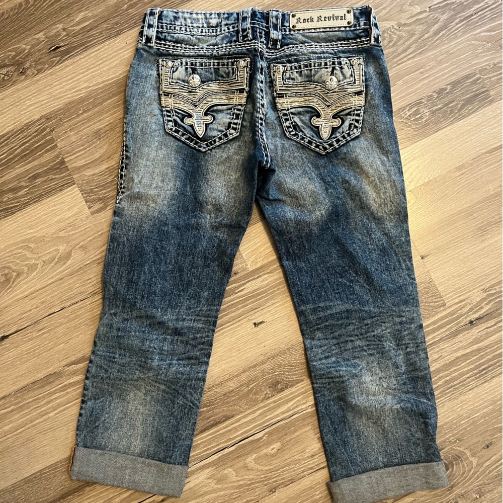 Womens Rock Revival Crop size 27